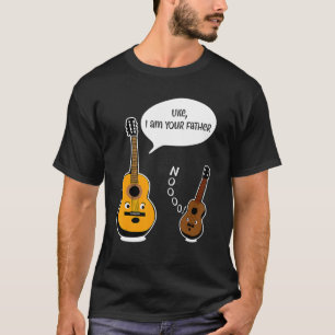 Camiseta Cuse Uke Soy Tu Padre Yo Guitarra Ukulele