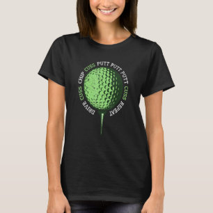 Camiseta Cuss Golf Ball Loco Humor De Golfing Temático Depo