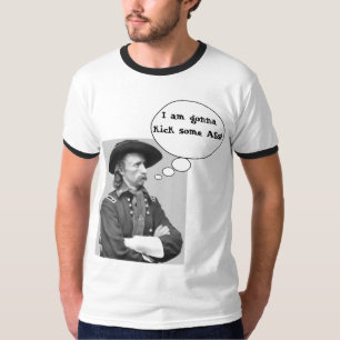 Camiseta ¡Custer golpea A$s con el pie!