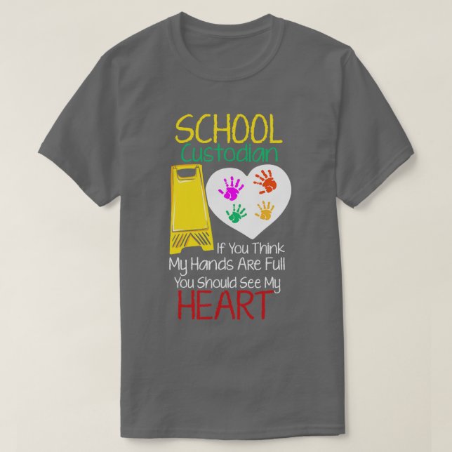 Camiseta Custodia de escuela Janitor Funny Houston (Diseño del anverso)