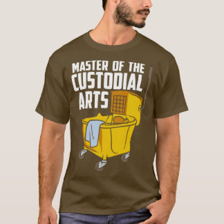 Camiseta Custodia de escuela Janitor Funny Houston