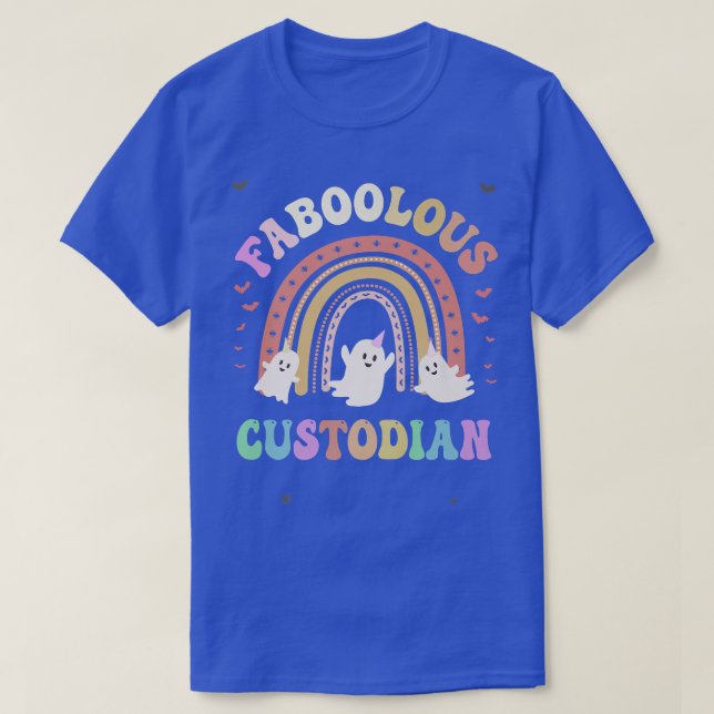 Camiseta CUSTODIA FABULOSA, Esta Es Mi Vibaje Espeluznante (Diseño del anverso)