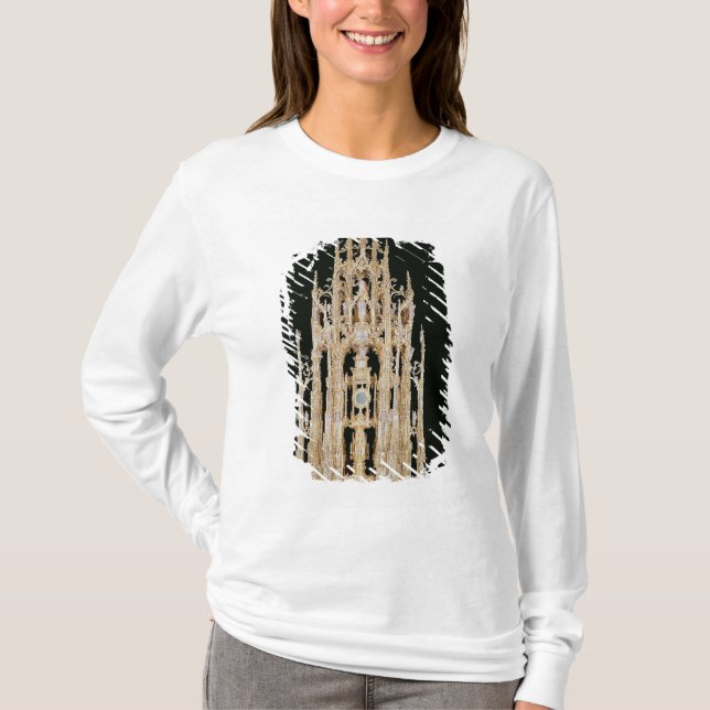 Camiseta Custodia procesional, 1515-24, conteniendo un (Anverso)