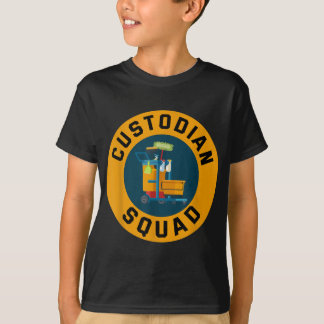 Camiseta Custodio Custodian Escuadrón Divertido Custodio Es