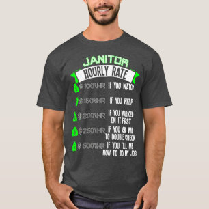 Camiseta Custodio de Janitor Hourrate School