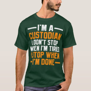 Camiseta Custodio de la escuela Janitor