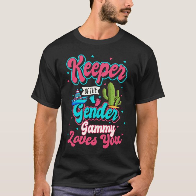 Camiseta Custodio del género Gammy te ama bebé mexicano (Anverso)