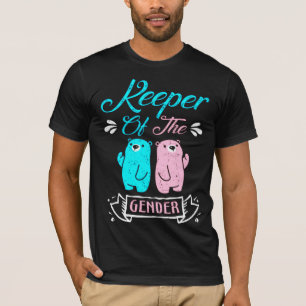 Camiseta Custodio del Osito de Peluche Rosa y Azul de Géner