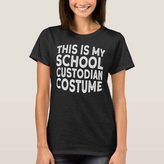 Camiseta Custodio Escolar Costume Janitor (Anverso)