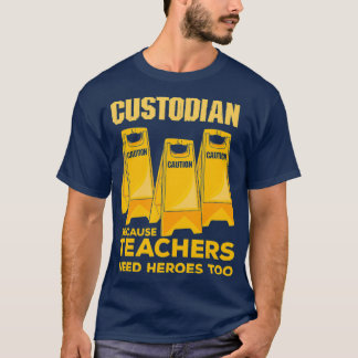 Camiseta Custodio Janitor Cleaner Groundsman