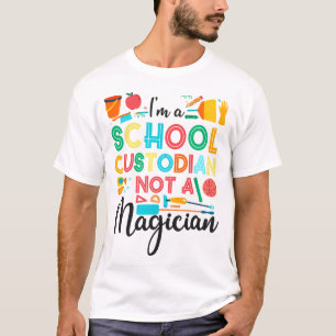 Camiseta Custodio Janitor Soy Custodio Escolar, no un