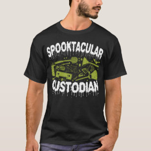 Camiseta Custodio Janitor Spooktacular Custodian Halloween