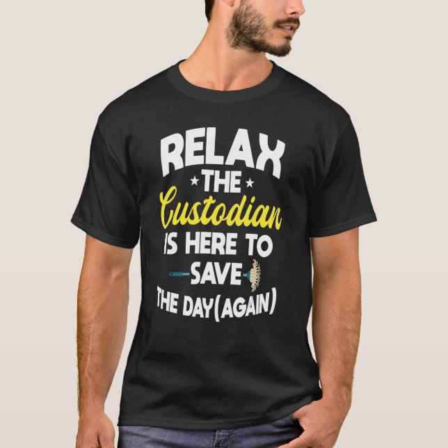 Camiseta Custodio Para Salvar Al Guardián De La Guardia Del (Anverso)