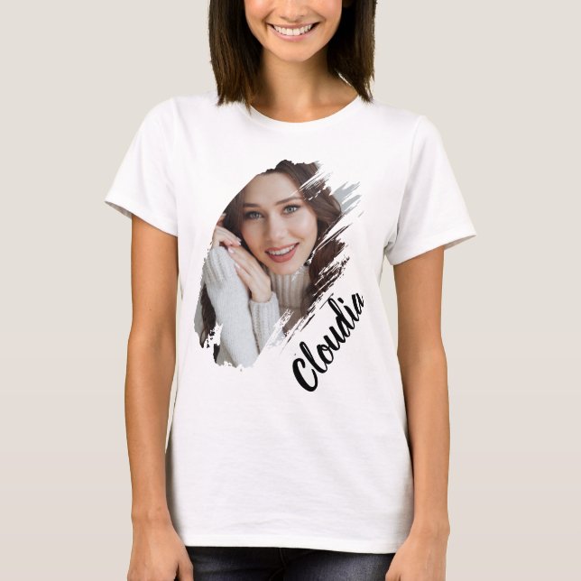 Camiseta Custom Add Photo And Text (Anverso)