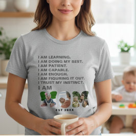 Camiseta Custom Affirmation New Mom photo Gift