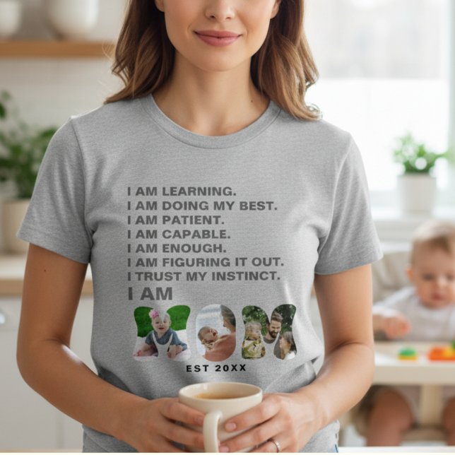 Camiseta Custom Affirmation New Mom photo Gift (Subido por el creador)
