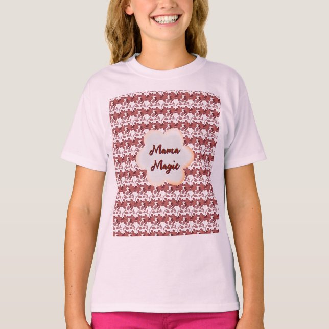 Camiseta Custom and personalized mother's day floral gift (Anverso)