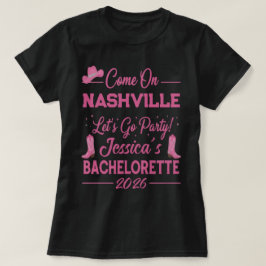 Camiseta Custom Barbiecore Cowboy Bachelorette Party