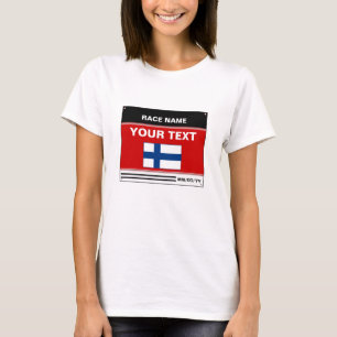 Camiseta Custom Bib Number