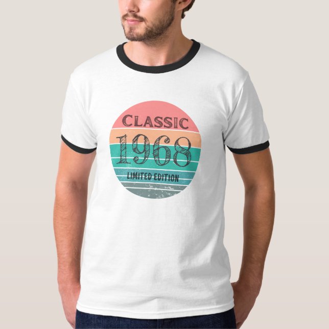 Camiseta Custom Birth Year Classic Limited Edition T-shirt (Anverso)