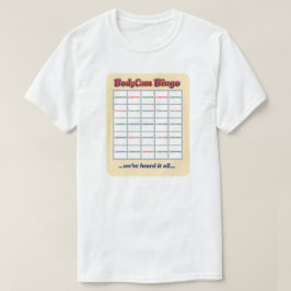 Camiseta "Custom BodyCam Bingo 2" (blanco 1)