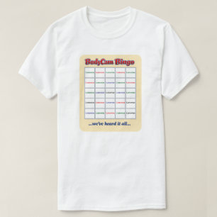 Camiseta "Custom BodyCam Bingo 2" (blanco 1)