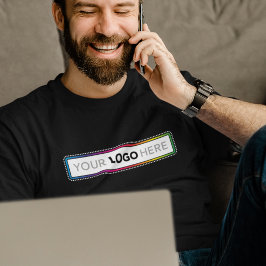 Camiseta Custom Business T-Shirt - For Wide Logo Styles