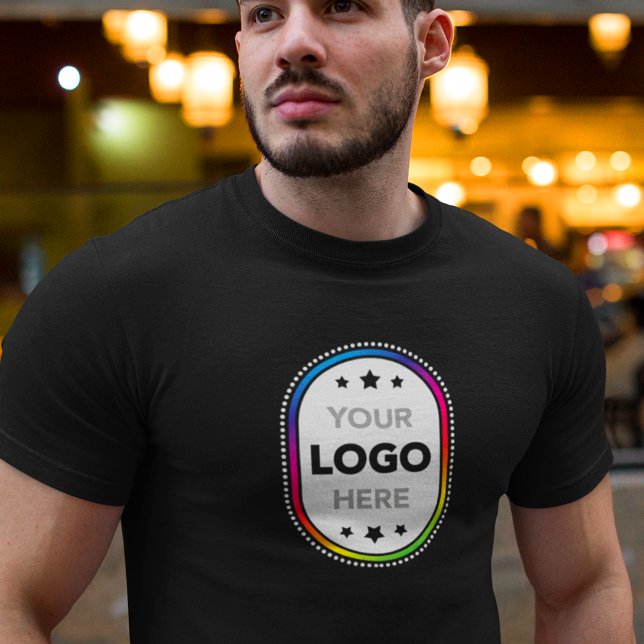 Camiseta Custom Business T-Shirt - Large Central Logo (Subido por el creador)