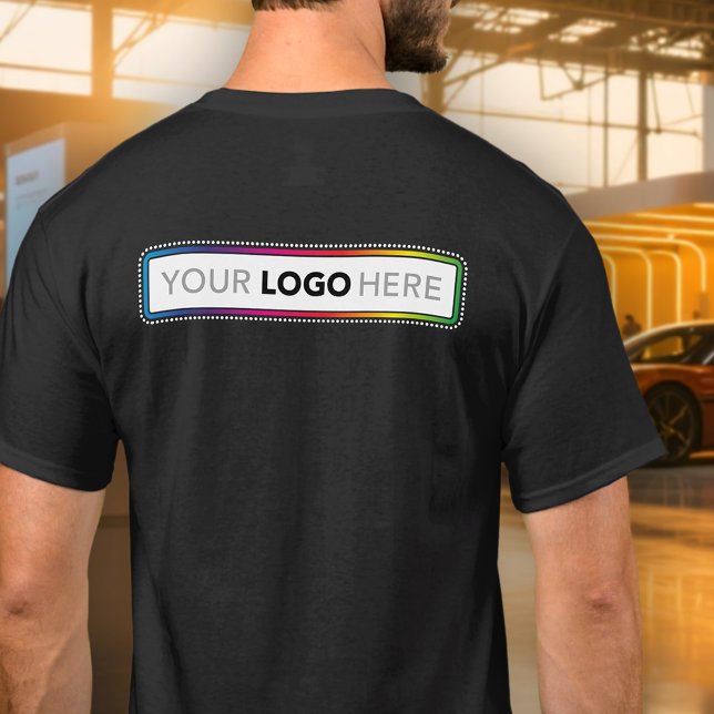 Camiseta Custom Business Uniform T-Shirt - Logo on Back (Subido por el creador)