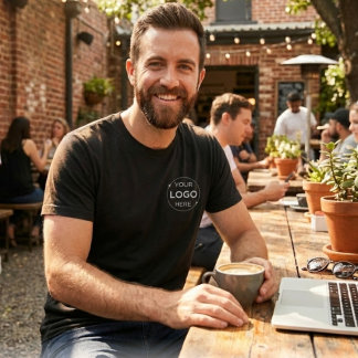 Camiseta Custom Company Business Logo