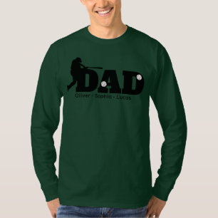 Camiseta Custom Dad Baseball 