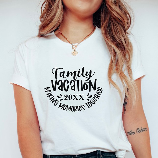 Camiseta Custom Family Vacation; Making Memories Together (Subido por el creador)