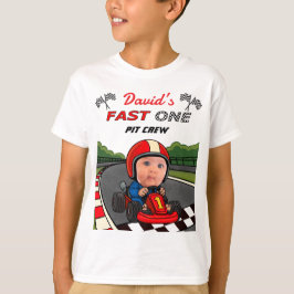 Camiseta Custom Fast One Pit Crew Kids