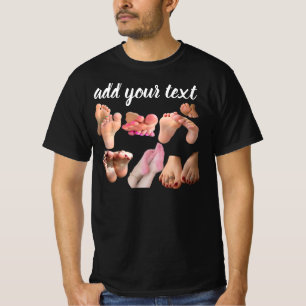 Camiseta Custom Foot Feetish – Personalizado "Amo los pies"