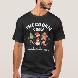 Camiseta Custom Funny Cookie Crew Christmas Matching Family
