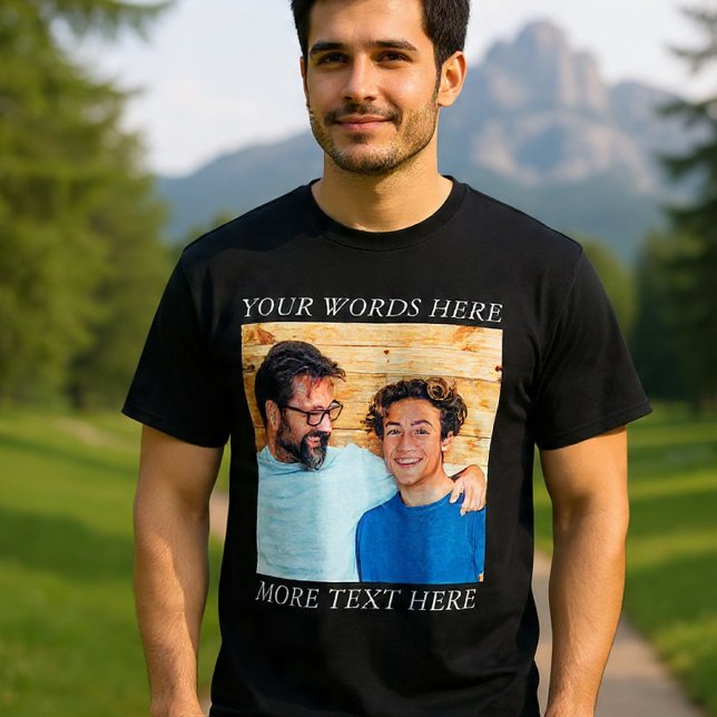 Camiseta Custom Image and Text Tee | Create Your Own  (Subido por el creador)