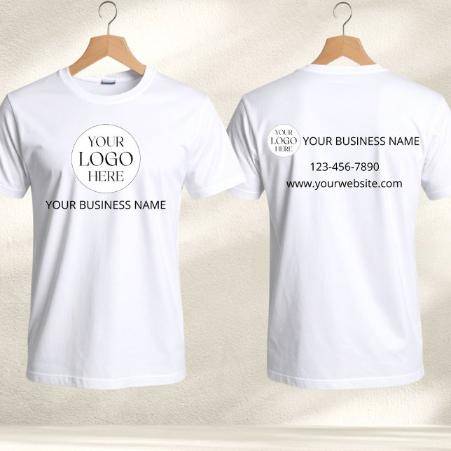 Camiseta Custom Logo Business Company Technician Employee (Subido por el creador)