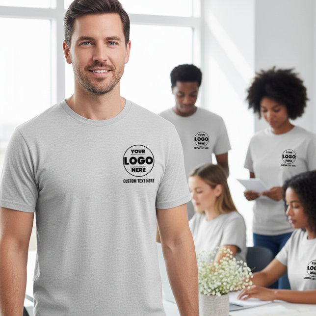 Camiseta Custom Logo Business T-Shirt | Simple Branded Tee (Custom Logo Business T-Shirt | Simple Branded Tee)