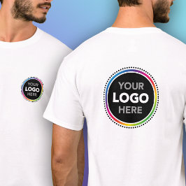 Camiseta Custom Logo T-Shirt - Front and Back Placement