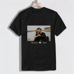 Camiseta Custom Made Photo And Text Personalized<br><div class="desc">Custom Made Photo And Text Personalized tshirts from Ricaso  - add your own photograph,  art and text to this customizable shirt</div>
