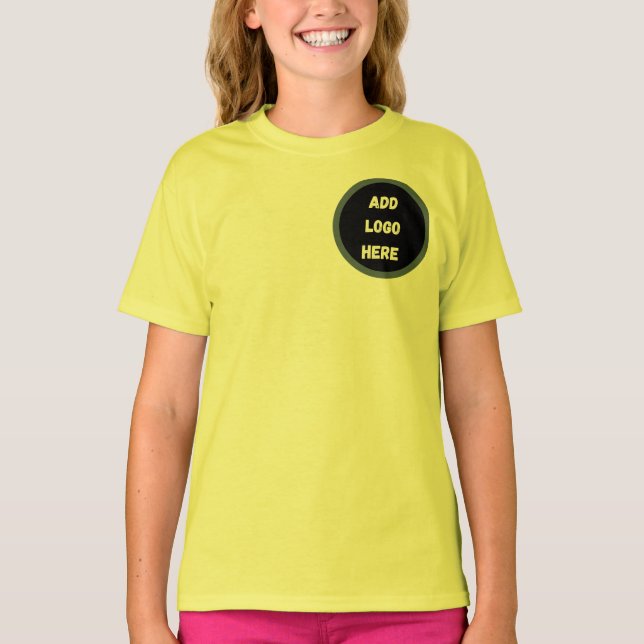 Camiseta Custom minimal Design Add Photo or Text (Anverso)