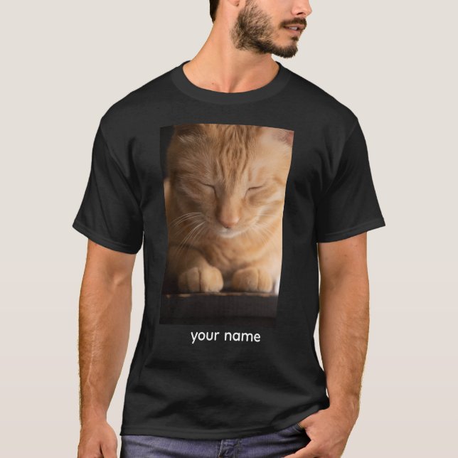 Camiseta Custom Name Cat T-Shirt (Anverso)