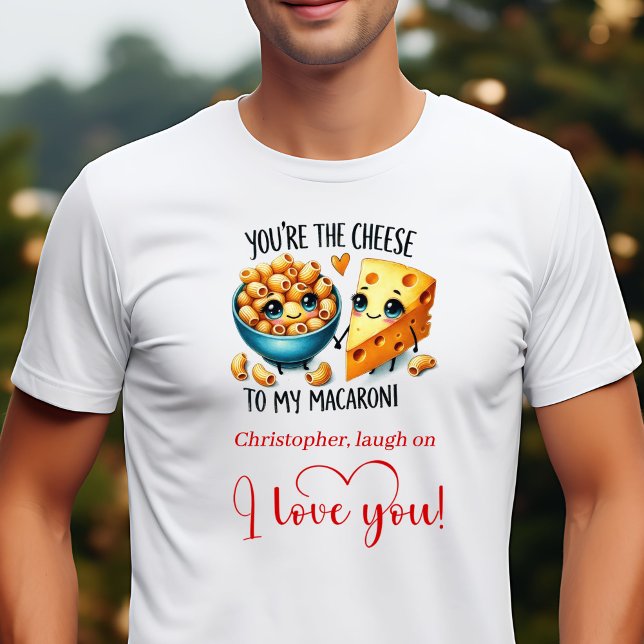 Camiseta Custom Name Funny Food Love Valentine T-Shirt (Custom Name Funny Food Love Valentine T-Shirt)