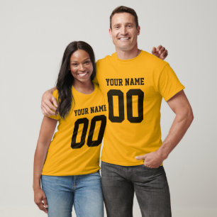 Camiseta Custom Name Number Men's Football T-Shirt