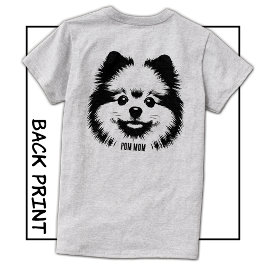 Camiseta Custom Name Or Text Pop Art Pomeranian Mom