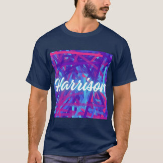 Camiseta Custom Name Sticker – Harrison – Personalized Labe