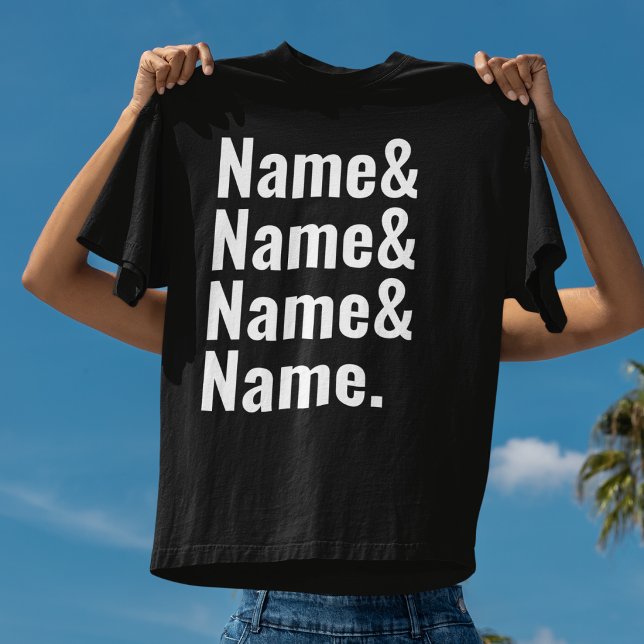 Camiseta Custom Name & Typography  Personalized Minimalist  (Subido por el creador)