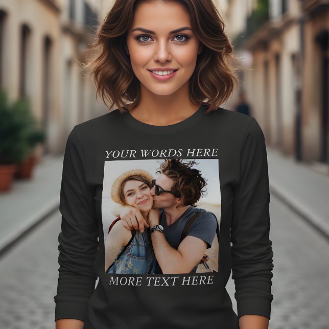 Camiseta Custom Photo and Text (Subido por el creador)