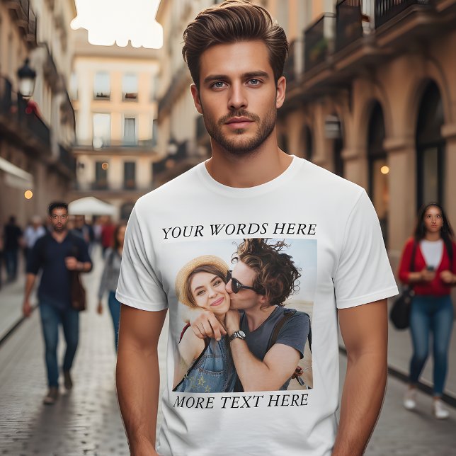 Camiseta Custom Photo and Text (Subido por el creador)