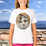 Camiseta Custom Photo Name Text Personalized<br><div class="desc">Upload a photo, add a name or text, and easily create your personalized photo t-shirt. Click CUSTOMIZE to change the text color. You can TRANSFER this DESIGN on other Zazzle products and adjust it to fit most of the Zazzle items. You can also click CUSTOMIZE FURTHER to add, delete or...</div>